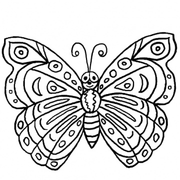 Butterfly Coloring on Butterfly 2 Coloring Page Gif   Furnicutele 2011 2012